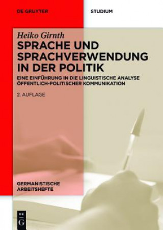 Kniha Sprache und Sprachverwendung in der Politik Heiko Girnth