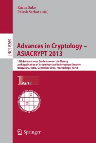 Книга Advances in Cryptology - ASIACRYPT 2013, 1 Kazue Sako