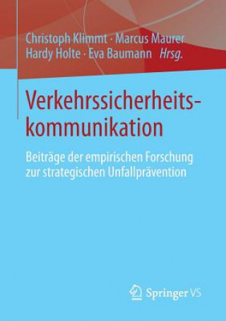 Könyv Verkehrssicherheitskommunikation Christoph Klimmt