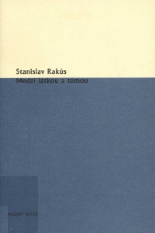 Kniha Medzi látkou a témou Stanislav Rakús