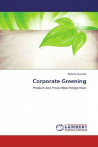 Book Corporate Greening Bozena Guziana