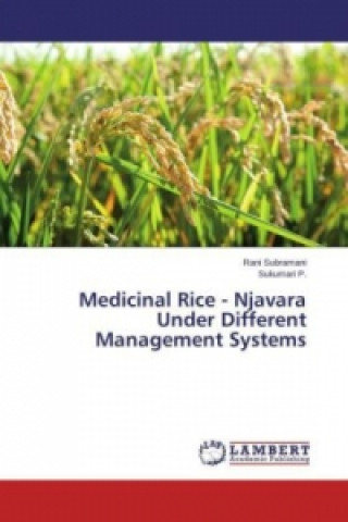 Kniha Medicinal Rice - Njavara Under Different Management Systems Rani Subramani