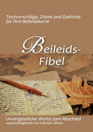 Könyv Beileidsfibel Gabriele Jöhren