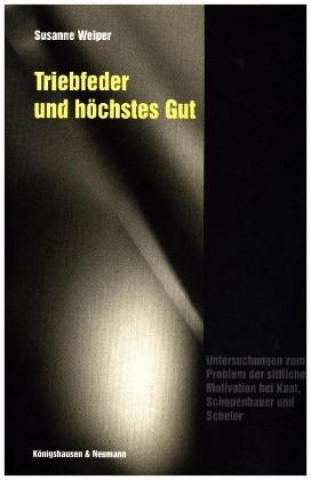 Kniha Triebfeder und höchstes Gut Susanne Weiper