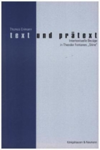 Knjiga Text und Prätext Thomas Grimann