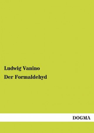 Βιβλίο Formaldehyd Ludwig Vanino