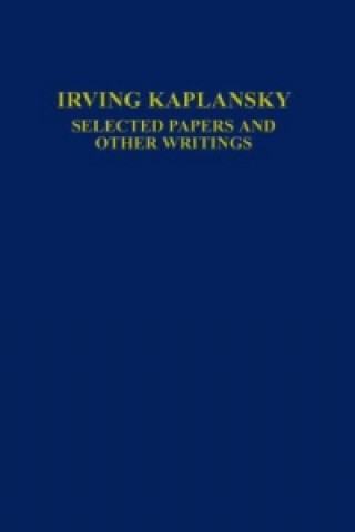 Carte Selected Papers and Other Writings Irving Kaplansky