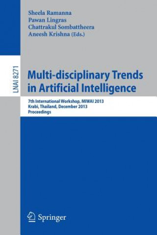 Könyv Multi-disciplinary Trends in Artificial Intelligence Sheela Romanna