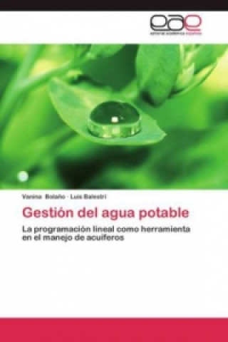Kniha Gestión del agua potable Vanina Bola