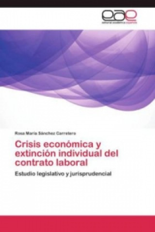 Kniha Crisis economica y extincion individual del contrato laboral Rosa María Sánchez Carretero