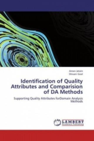 Kniha Identification of Quality Attributes and Comparision of DA Methods Aman Jatain