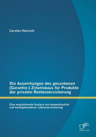 Carte Auswirkungen des gesunkenen (Garantie-) Zinsniveaus fur Produkte der privaten Rentenversicherung Carsten Heinrich