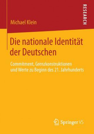 Könyv Die Nationale Identitï¿½t Der Deutschen Michael Klein