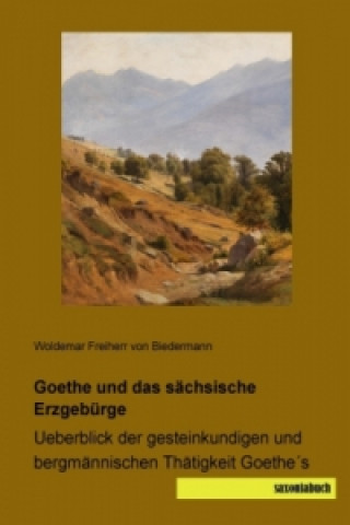 Könyv Goethe und das sächsische Erzgebürge Woldemar Freiherr von Biedermann