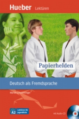 Carte Papierhelden, Leseheft m. Audio-CD Marion Schwenninger