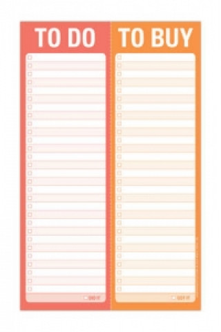 Knjiga Knock Knock Perforated Pad: To Do/To Buy Knock Knock