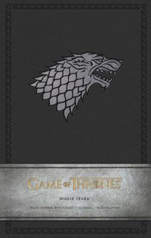 Könyv Game of Thrones: House Stark Hardcover Ruled Journal .