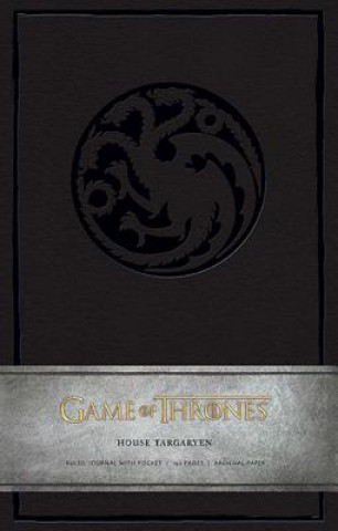 Книга Game of Thrones: House Targaryen Hardcover Ruled Journal .