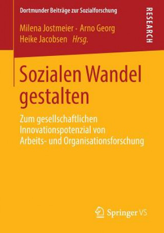 Kniha Sozialen Wandel Gestalten Milena Jostmeier