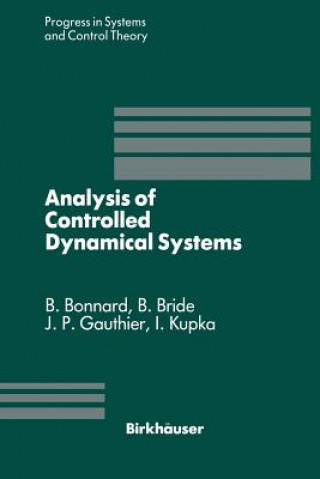 Carte Analysis of Controlled Dynamical Systems B. Bonnard