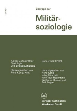 Buch Beitr ge Zur Milit rsoziologie Réné König