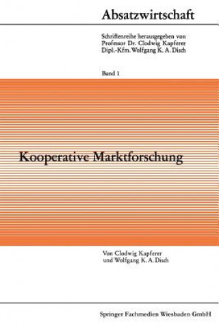 Kniha Kooperative Marktforschung Clodwig Kapferer