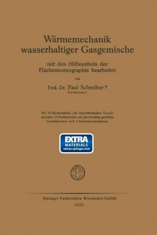 Kniha Warmemechanik Wasserhaltiger Gasgemische Paul Schreiber