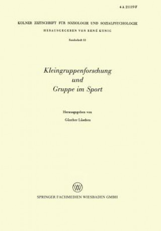 Carte Kleingruppenforschung Und Gruppe Im Sport Günther Lüschen