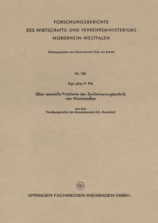 Carte ber Spezielle Probleme Der Zerkleinerungstechnik Von Weichstoffen Peter Pilz