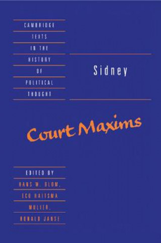 Kniha Sidney: Court Maxims Algernon Sidney
