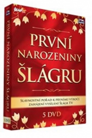 Video 1. narozeniny Šlágr TV - 5 DVD neuvedený autor