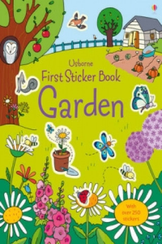 Book First Sticker Book Garden Lucy Bowman