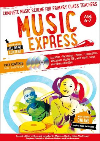 Książka Music Express: Age 6-7 (Book + 3CDs + DVD-ROM) Helen MacGregor