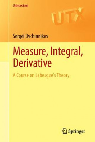 Carte Measure, Integral, Derivative Sergei Ovchinnikov
