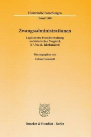 Livre Zwangsadministrationen Fabian Frommelt