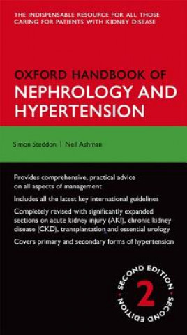 Kniha Oxford Handbook of Nephrology and Hypertension Simon Steddon