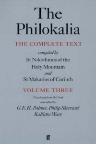 Könyv Philokalia Vol 3 Kallistos Ware