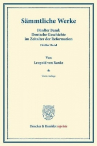 Libro Sämmtliche Werke. Leopold von Ranke