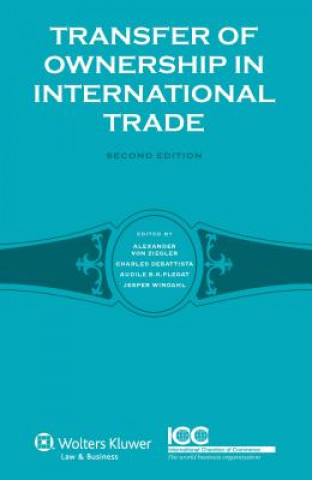 Buch Transfer of Ownership in International Trade Alexander Von Ziegler