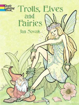 Книга Trolls, Elves and Fairies Coloring Book Jan Sovák