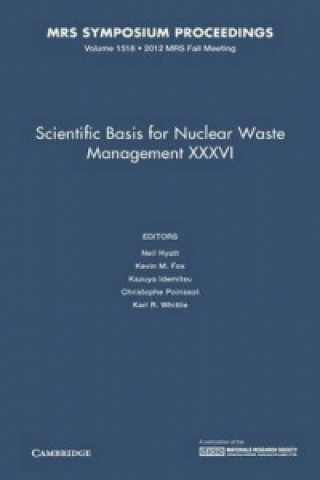 Carte Scientific Basis for Nuclear Waste Management XXXVI: Volume 1518 Neil Hyatt