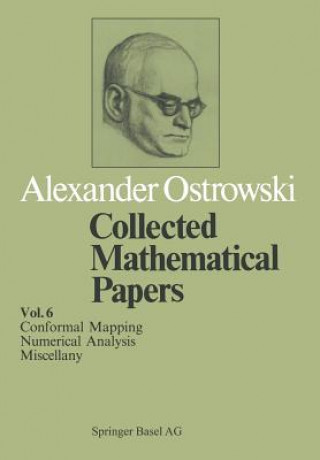 Kniha Collected Mathematical Papers A. Ostrowski
