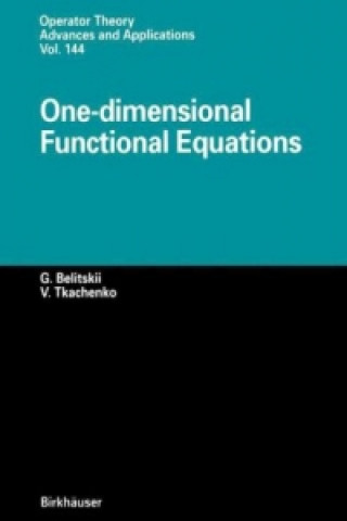 Kniha One-dimensional Functional Equations Genrich Belitskii