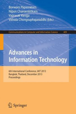 Carte Advances in Information Technology Borworn Papasratorn