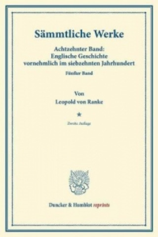 Könyv Sämmtliche Werke. Leopold von Ranke