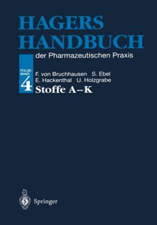 Carte Hagers Handbuch Der Pharmazeutischen Praxis Franz v. Bruchhausen