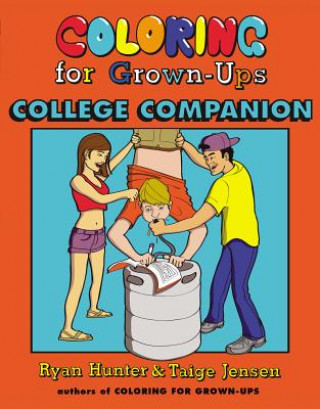 Carte Coloring for Grown-Ups College Companion Ryan Hunter