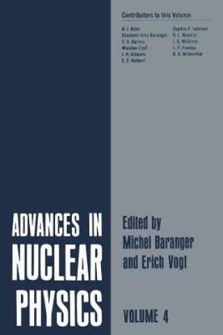 Könyv Advances in Nuclear Physics 