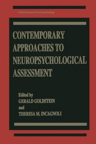 Книга Contemporary Approaches to Neuropsychological Assessment Gerald Goldstein