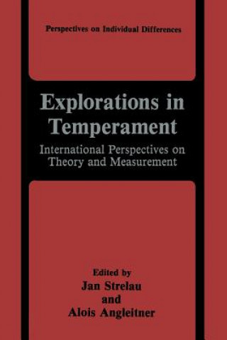 Kniha Explorations in Temperament Jan Strelau